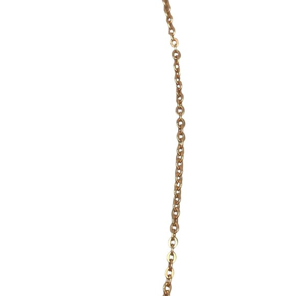 RARE Patricia Locke Gold-Plated Necklace Pink & Green Crystal Pendant N490 2012 - Picture 5 of 6